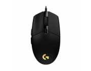 Gaming Mouse Logitech G102 Lightsync, 200-8000 dpi, 6 buttons, 85g, 1000Hz, Ambidextrous, Onboard memory, RGB, 2.1m, USB, Black
