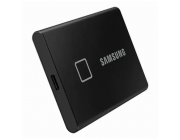 1.0TB Samsung Portable SSD T7 Touch Black, USB-C 3.1 (85x57x8mm, 58g, R/W:1050/1000MB/s, FP ID)
