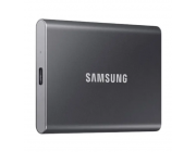2.0TB Samsung Portable SSD T7 Grey, USB-C 3.1 (85x57x8mm, 58g, R/W:1050/1000MB/s)
