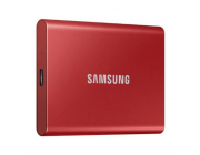 1.0TB Samsung Portable SSD T7 Red, USB-C 3.1 (85x57x8mm, 58g, R/W:1050/1000MB/s)
