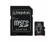 512GB MicroSD (Class 10) UHS-I (U3) +SD adapter, Kingston Canvas Select+ 