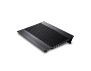 Notebook Cooling Pad Deepcool N8, up to 17'', 2x140mm, 4xUSB, Aluminium, Black
