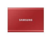.500GB Samsung Portable SSD T7 Red, USB-C 3.1 (85x57x8mm, 58g, R/W:1050/1000MB/s)

