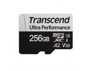 256GB MicroSD (Class 10) UHS-I (U3),+SD adapter, Transcend TS256GUSD340S (V30, A2, R/W:160/125MB/s)
