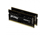 16GB DDR4-3200MHz SODIMM Kingston FURY Impact (Kit of 2x8GB) (KF432S20IBK2/16), CL20, 1.2V, XMP, Blk

