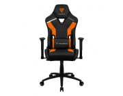 Gaming Chair ThunderX3 TC3 Black/Tiger Orange, User max load up to 150kg / height 165-185cm
