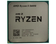 APU AMD Ryzen 5 5600G (3.9-4.4GHz, 6C/12T, L3 16MB, 7nm, Radeon Graphics(7C), 65W), AM4, Tray
