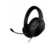 Gaming Headset Asus ROG Strix Go, 40mm driver, 32 Ohm, 20-20kHz, 262g, Controls on ear cup, Detachable Mic, Foldable, AI NC, 1.2m+1m, USB/USB-C, Black
