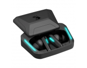 Gaming Wireless Earphones Bloody M70, 6 mm driver, 16 Ohm, 99db, 9g/47g, 60/400 mAh, 6h+18h, ENC, Independent Transmission, IPX4, BT 5.0, Black/Blue
