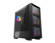 Case ATX Deepcool MATREXX 50 MESH 4FS, w/o PSU, 4x120mm RGB fans, Tempered Glass, USB3.0, Black
