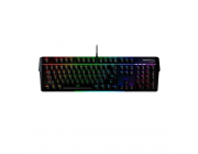 Gaming Keyboard HyperX Alloy MKW100, Mechanical, Linear SW, Aluminum frame, Detachable wrist rest, Dust-proof SW, RGB, EN/RU, 1.8m, USB, Black
