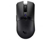 Gaming Wireless Mouse Asus TUF GAMING M4, 12k dpi, 6 buttons, 300IPS, 35G, 62g, Ambidextrous, PBT cover, Antibacterial, 1xAA/AAA, 2.4Ghz+BT, Black
