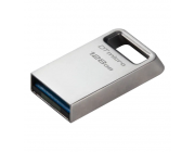 128GB USB3.2 Flash Drive Kingston DataTravaler Micro (DTMC3G2/128), Premium Metal Case (R:200MB/s)
