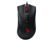 Gaming Mouse Bloody ES9, 100-6200 dpi, 8 buttons, 220IPS, 30G, 100g, Ergonomic, Onboard Memory, Programmable, RGB, 1.8m, USB, Black
