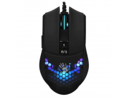 Gaming Mouse Bloody L65 Max, 100-12000 dpi, 7 buttons, 250 IPS, 35G, 78g, Ambidextrous, Programmable, Onboard Memory, RGB, 1.8m, USB, Honeycomb
