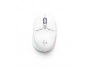 Gaming Wireless Mouse Logitech G705, 8200 dpi, 6 buttons, 85g, 40h, Ergonomic, RGB, 2.4Ghz, White
