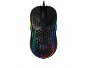 Gaming Mouse SVEN RX-G860, Optical, 200-12800 dpi, 8 buttons, Honeycomb design, RGB, Black, USB
