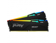 64GB DDR5-6000MHz  Kingston FURY Beast RGB (Kit of 2x32GB) (KF560C40BBAK2-64), CL40-40-40, 1.35V,Blk
