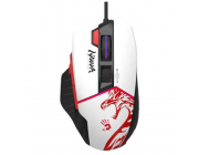 Gaming Mouse Bloody W95 Max, 100-12000 dpi, 10 buttons, 250IPS, 35G, Ergonomic, Programmable, Onboard Memory, Extra Fire Wheel, RGB, 1.8m, USB, Navy
