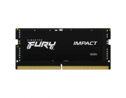16GB DDR5-6400MHz SODIMM Kingston FURY Impact (KF564S38IB-16), CL38, 1.35V, Intel XMP 3.0, Black
