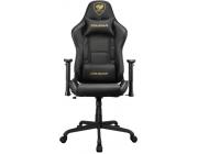 Gaming Chair Cougar ARMOR ELITE Royal Black/Gold, User max load up to 120kg / height 145-180cm
