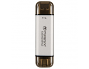 1.0TB  Transcend Portable SSD ESD310S Silver, USB-A/C 3.2 (71.3x20x7.8 mm, 11g, R/W:1050/950 MB/s)
