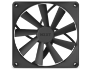 PC Case Fan NZXT F140Q, 140x140x26mm, 18.7-23dB, 42.92-101CFM, 500-1200RPM, FDB, 4 Pin, Black
