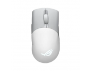 Gaming Wireless Mouse Asus ROG Keris AimPoint, 36k dpi, 5 buttons, 650IPS, 50G, 75g, Ergonomic, Mech.SW, Push-fit socket, RGB, 2m, USB+2.4Ghz+BT,White
