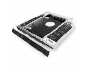 Laptop DVD slot adapter for 2.5'' drive, 9.5 mm heigh, Gembird, MF-95-01
