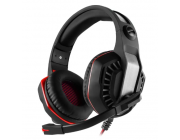 Gaming Headset SVEN AP-U990MV, 50mm drivers, 20-20kHz, 32 Ohm, 105dB, 401g, In-Line Controls, 7.1, External sound card, 2.2m, 2x3.5mm+USB, Black/Red
