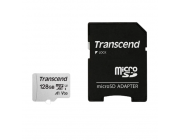 128GB MicroSD (Class 10) UHS-I (U3) +SD adapter, Transcend 