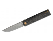 FX-543 DCF FOX CHNOPS: coltello chiudibile, lama Damasteel SuperDense Twist
