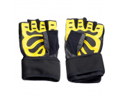RST01 Abisal SIZE XL MEN'S FITNESS GLOVES HMS (black - yellow)