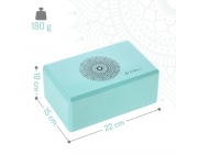 Блок для йоги KJ02-MT Abisal KJ02 YOGA BLOCK MINT HMS