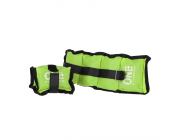 Утяжелители-подушки WW01-GR Abisal WW01 PILLOW WEIGHTS 2 x 0.7 KG ONE FITNESS (green)