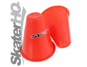 CONDD-RED SEBA SLALOM CONES PACK x20 - DUAL DENSITY - RED