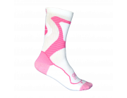 FRSO-N-WH-PK-M SEBA FR - NANO SPORT SOCKS - WHITE/PINK - 39-41