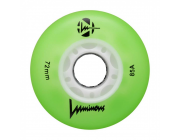 LUWL-LU72-GR-AP-GW SEBA LUMINOUS - LED WHEELS - 72mm/85A - GREEN APPLE GLOW - x4