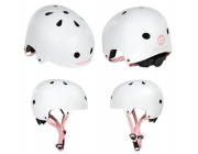 903282 Helmet Powerslide  Urban white-pink Size 51-54