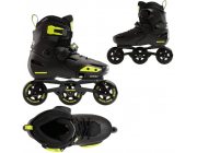 Роликовые коньки Rollerblade 072214001A1 APEX  3WD NERO/LIME Size 29-32 – колёса 3x110мм, жёсткость 85A, подшипники SG7, рама алюминий, скоростные