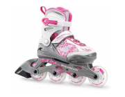 Роликовые коньки Rollerblade 078523007Y8 THUNDER XC G ARGENTO/ROSA Size 28-31 – детские, колёса 4x72мм, подшипники ABEC 3, раздвижные, удобная фиксация