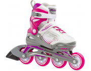 Роликовые коньки Rollerblade 0T1011006R2  PHOENIX  G BIANCO/FUCSIA Size 36-40 – детские, колёса 4x72мм, жёсткость 80A, подшипники SG3, раздвижные