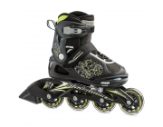 Роликовые коньки Rollerblade 0T910400T83 PHASER FLASH NERO/VERDE Size 32-35 – детские, колёса 4x72мм, жёсткость 80A, подшипники SG3, раздвижные