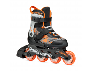Роликовые коньки Rollerblade 86B0751540NC01 MICROBLADE SL NERO/ARANCIO Size 33-36,5 – детские, колёса 4x72мм, жёсткость 80A, подшипники SG3, усиленная манжета