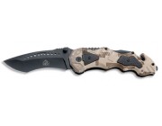 7309012 Knife TEC one-hand reascue camouflage optics Puma сталь AISI 420