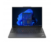 Lenovo ThinkPad E16 G2 Black - 16.0- WUXGA IPS AG 300nits (AMD Ryzen™ 5 7535HS, 1x16GB DDR5 (2 slots), 512GB SSD M.2 2242 PCIe NVMe (2xM.2 SSD Slots), AMD Radeon 660M Graphics, WiFi 6E+BT5.3, TPM, FPR, FHD IR Cam, 1xTB4, HDMI, RJ-45, Backlit RU KB, 65W US