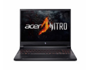 ACER Nitro ANV16-41 Obsidian Black (NH.QRWEU.007) 16.0- WUXGA (1920x1200) IPS 165Hz 300 nits (AMD Ryzen 5 8645HS 6xCore 4.3-5.0GHz, 16GB (2x8) DDR5 RAM, 512GB PCIe NVMe SSD, GeForce RTX 3050 6GB GDDR6, WiFi6E-AX/BT 5.3, RJ-45, 57Wh 4cell, HD Webcam, Backl