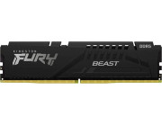 8GB DDR5-5200  Kingston FURY® Beast DDR5 EXPO, PC41600, CL36, 1.25V, 1Rx16, Auto-overclocking, Asymmetric BLACK low-profile heat spreader, AMD® EXPO v1.0 and Intel® Extreme Memory Profiles (Intel® XMP) 3.0