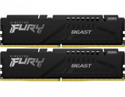 16GB (Kit of 2*8GB) DDR5-6000  Kingston FURY® Beast DDR5, PC48000, CL30, 1Rx16, 1.4V, Auto-overclocking, Asymmetric BLACK low-profile heat spreader, Intel XMP 3.0 Ready (Extreme Memory Profiles)