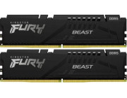 32GB (Kit of 2*16GB) DDR5-6000  Kingston FURY® Beast DDR5 EXPO, PC48000, CL36, 1Rx8, 1.35V, Auto-overclocking, Asymmetric BLACK low-profile heat spreader, AMD® EXPO v1.0 and Intel® Extreme Memory Profiles (Intel® XMP) 3.0